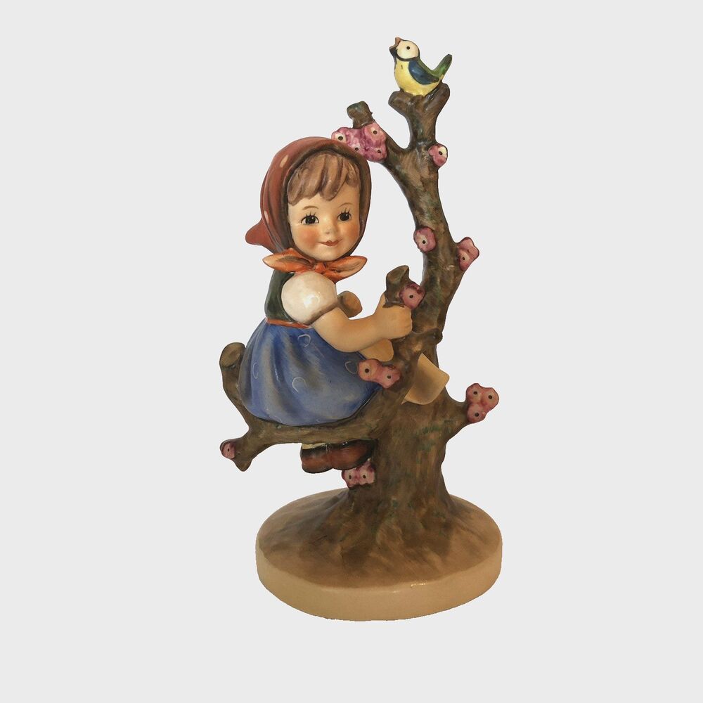Vintage Goebel Hummel Figurine "Apple Tree Girl" 141/1 W Germany 6" Signed